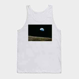 Earthrise over Moon, Apollo 8 (S380/0044) Tank Top